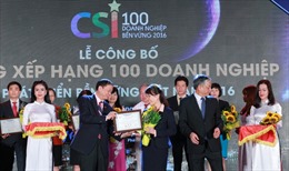 SHB là doanh nghiệp bền vững Việt Nam 2016